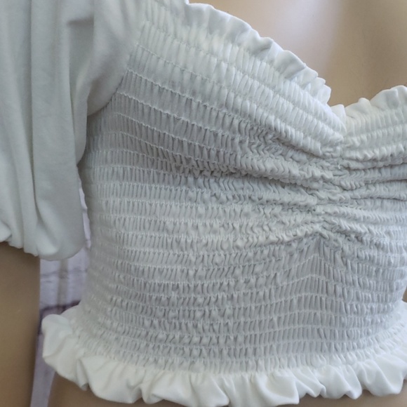 Brand new white halter top - Picture 4 of 4